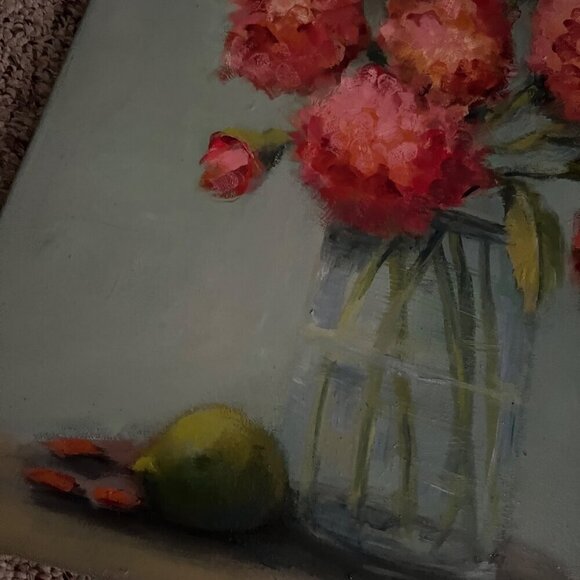 Original 16x20 Floral Still Life‎ Oil on Canvas Painting - Picture 15 of 16